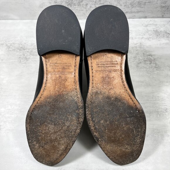 Beckett Simonon Bolton Leather Chelsea Boots - Men's Size 10.5 - Black - Picture 9 of 12